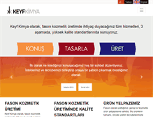 Tablet Screenshot of keyfkimya.com